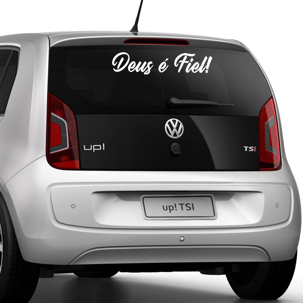 Adesivos Frases Deus e Fiel para Carro: Onde Comprar | BuscaProdutos
