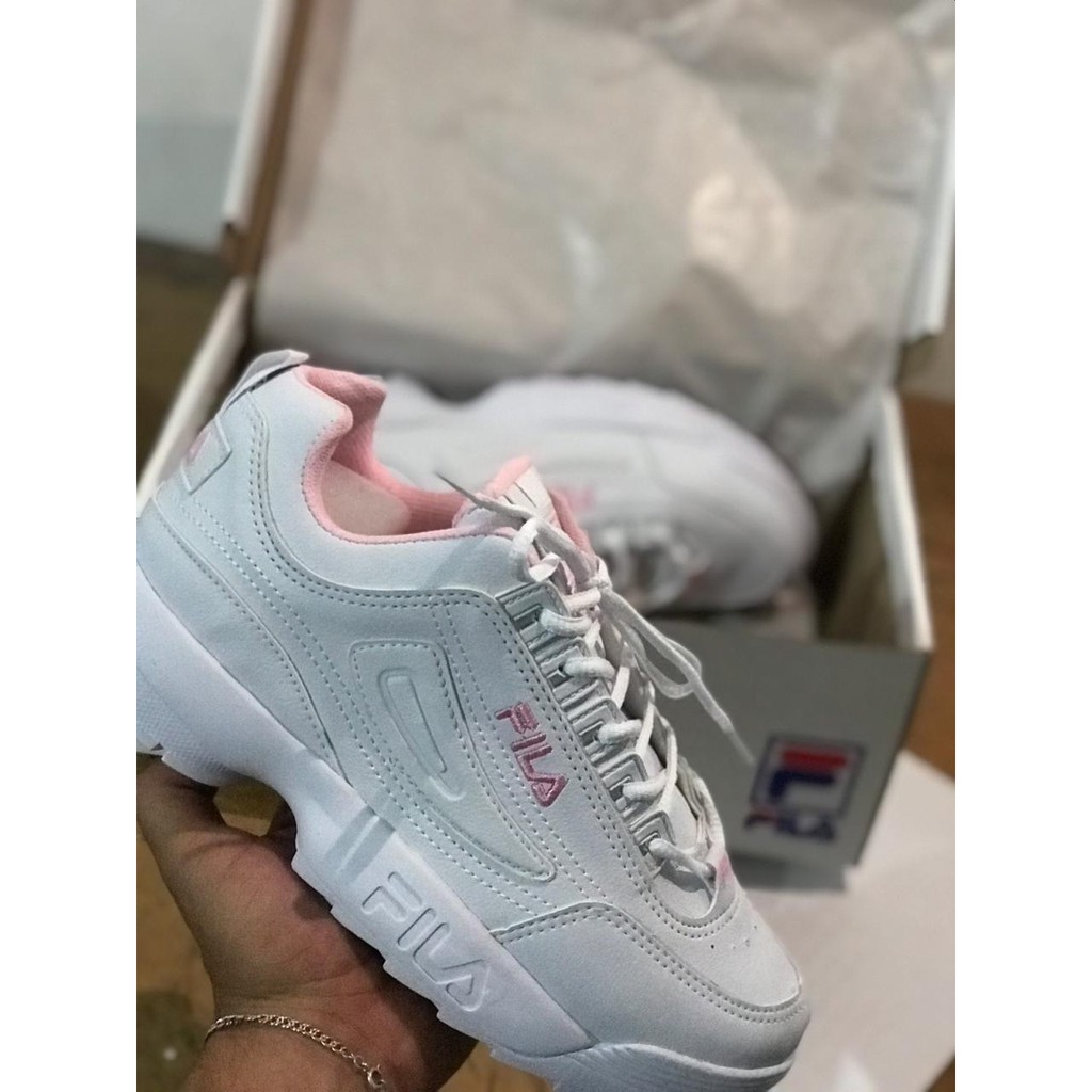 fila branco e rosa