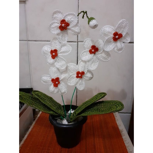 orquidea de crochê | Shopee Brasil