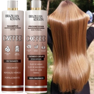 Progressiva Extrato De Café 1 Litro Com Óleo De Argan