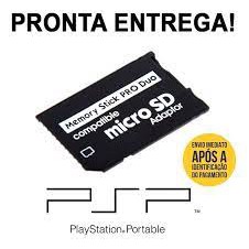 Adaptador Cartao Memoria Micro Sd Memory Stick Ms Psp Camera