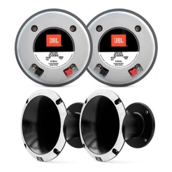 Kit 2 Driver JBL D350 Pancadão + 2 Cornetas JBL HL14-50