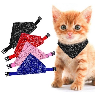 Triângulo Ajustável Coleira Para Cão Gato Bandana Saliva Babadores Lenço Toalha