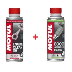 Aditivo Para Combustível Limpeza de Injetores bicos e Motor Moto - Boost + engine clean Motul