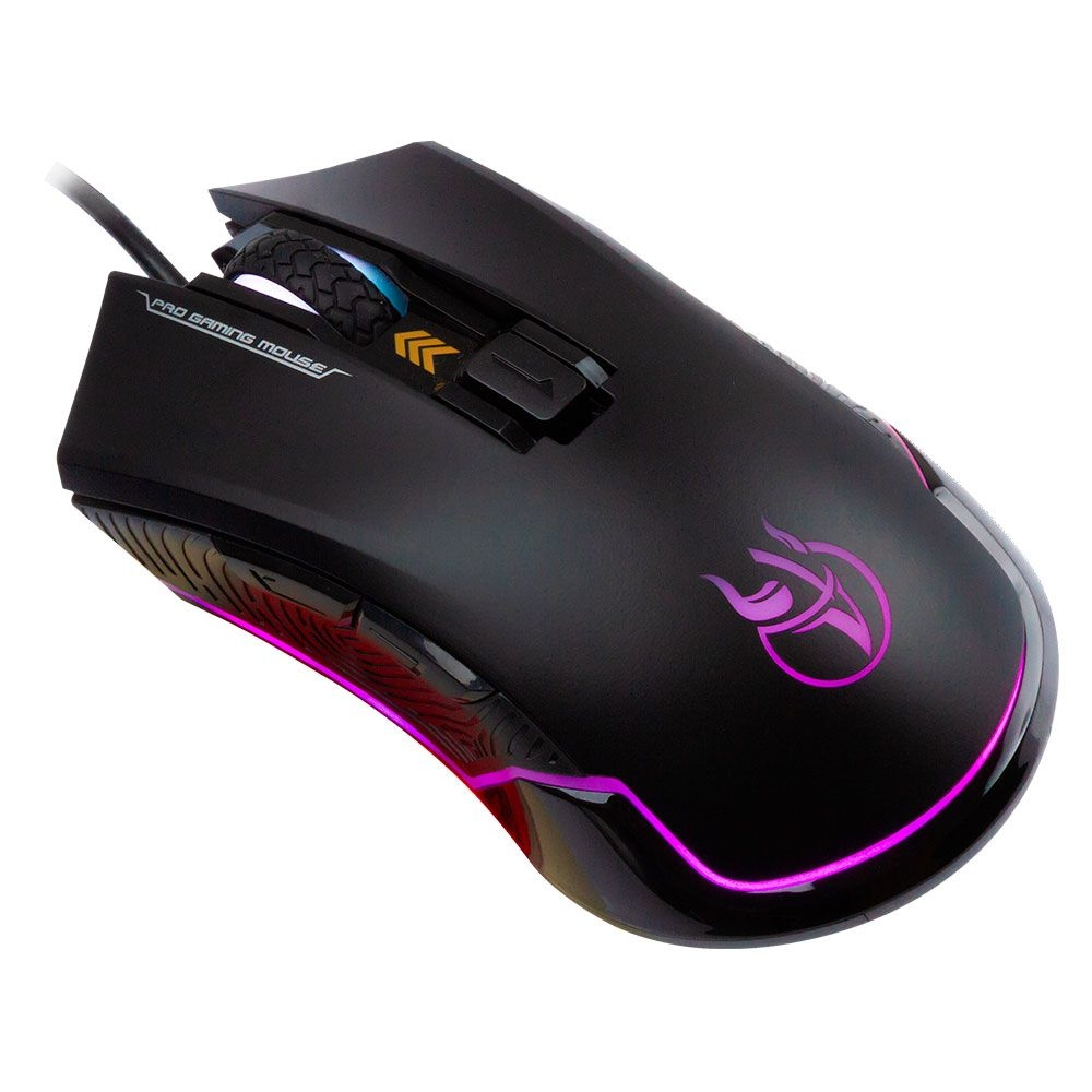 Mouse Gamer Kross Valhalla USB 4.000 DPI PRETO KE-MG150 ORIGINAL + NF