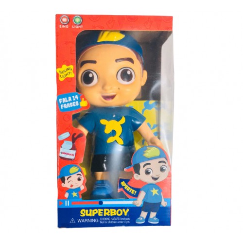 Boneco SuperBoy fala 14 Frases | Shopee Brasil