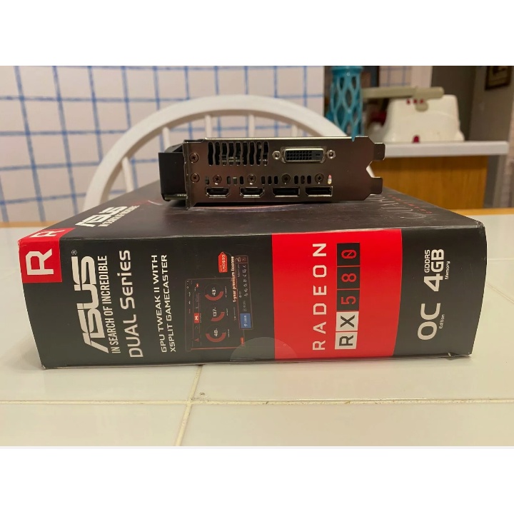 Brand New ASUS AMD Radeon RX 580 4GB GDDR5 Graphics Video Card GPU ...