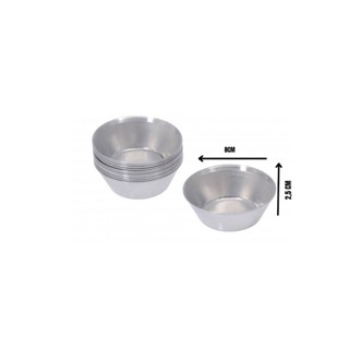 Forma De Empada N°5 Alumínio 12 UNIDADES em Oferta na Shopee