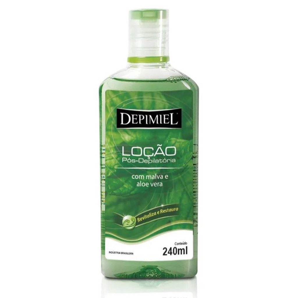 Loção Pós-depilatório com Malva e Aloe Vera 240ml -  Depimiel