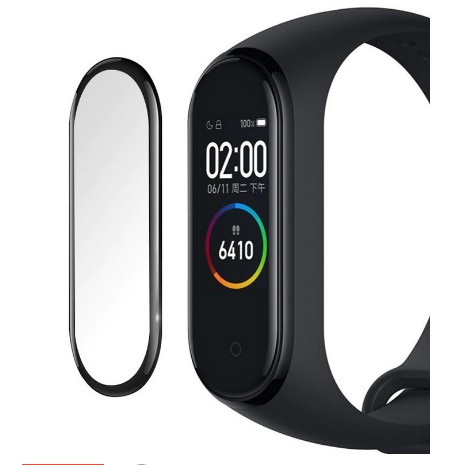 Pelicula Proteção Mi Band 4 5 Xiaomi SmartBand Full Cover Silicone Flexível