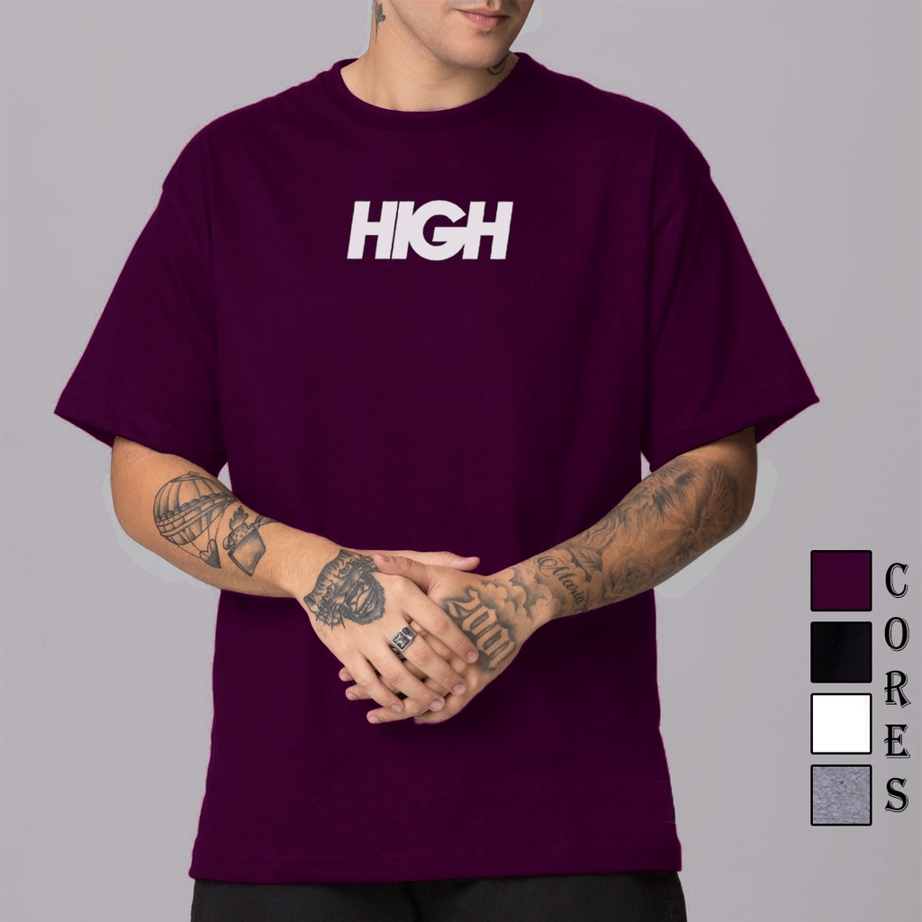 Camiseta High Company 100% algodão 30.1 - Camisa streetwear