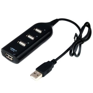 HUB conector Adaptador USB 2.0 com 4 Portas Extensao  45cm