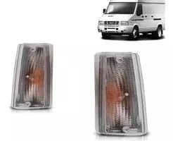 Par Lanterna Dianteira Iveco Daily 1997 98 99 2000 2001 2002 2003 2004 2005 2006 2007 Superior Cristal