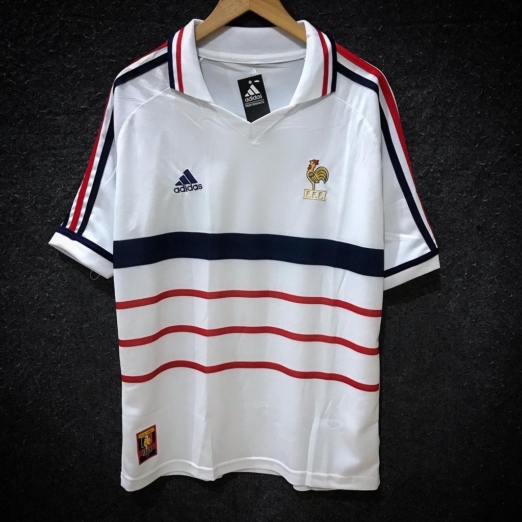 Camisa Retro França Branca 1998 Masculina