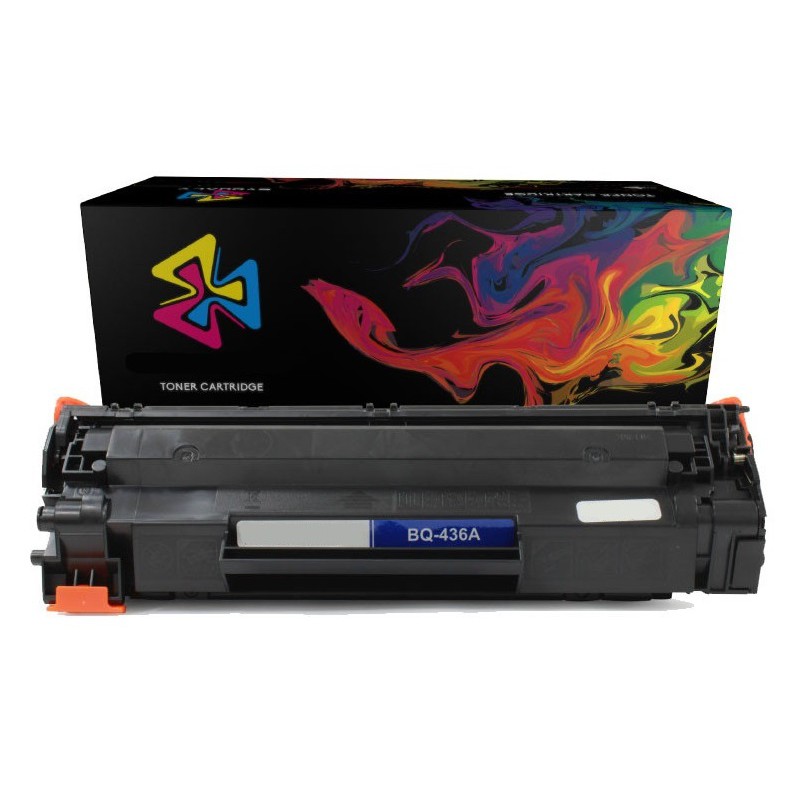 Cartucho de Toner Compatível para HP LaserJet P1505 1505 M1120 1120 M1522 1522 M1522nf 1522nf P1505N 1505N P1505 1505 M1522N M1522 1522N 1522 M1522NF 1522NF CB436A CB436 CB36A CB36 436A 436 36A 36