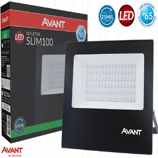 Refletor Led Holofote 100w Resistente Água Holofote Avant