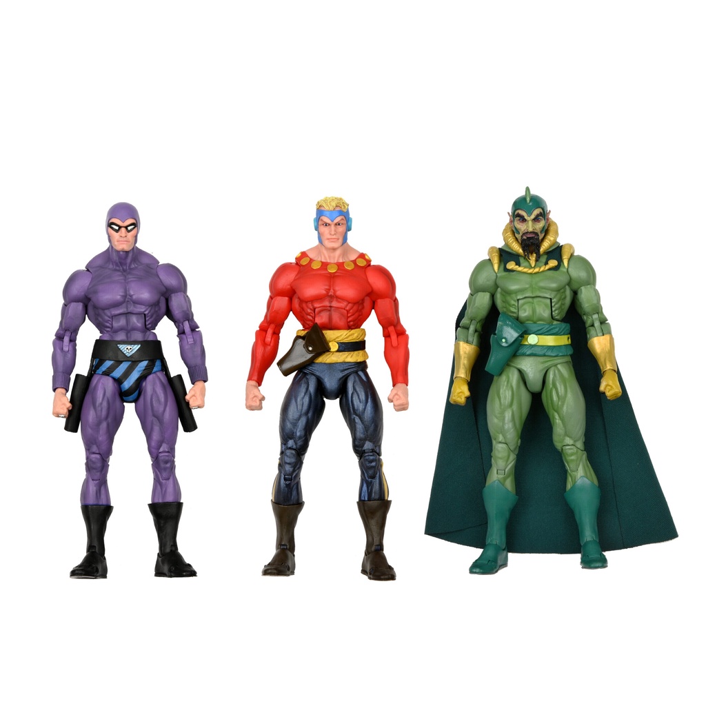 Spot-NECA Defenders Of The Earth Series Wave 2 Flash Gordon Ming Merciless Phantom 7 & Quot ; Action Figure