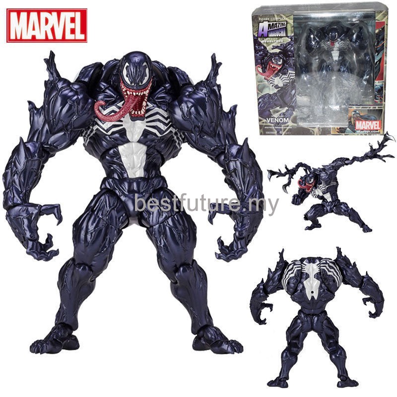 Bonecos De Brinquedo/Figura De Ação Venom Amaguchi Revoltech Change Rosto