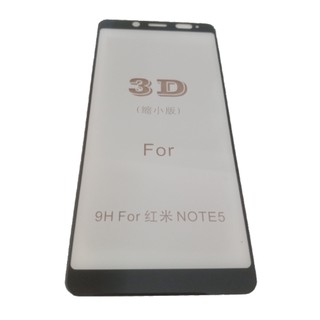Película de Vidro 3D 5D 9D Xiaomi Redmi Note 5 / Note 5 Pro Tela 5.99 Full Cover Temperado Tela Toda Inteira Bordas Pretas Proteção Tela Aparelho