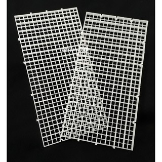 3 Colmeia Plastica 15x30x0,7 cm,para Divisória De Aquarios, Furos 8mm