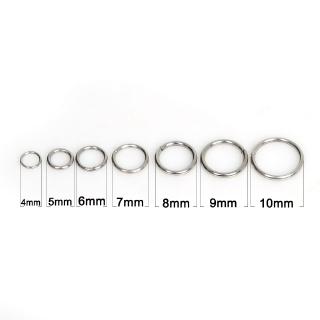 200Pcs 4/5/6/7/8/9/10mm Anéis De Salto De Aço Inoxidável Para Fabricação De Jóias Artesanato