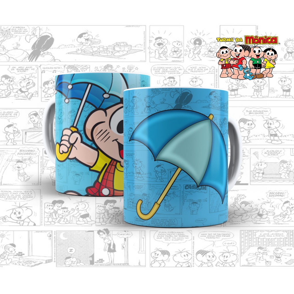 Caneca em porcelana Turma da Mônica - Cascão -