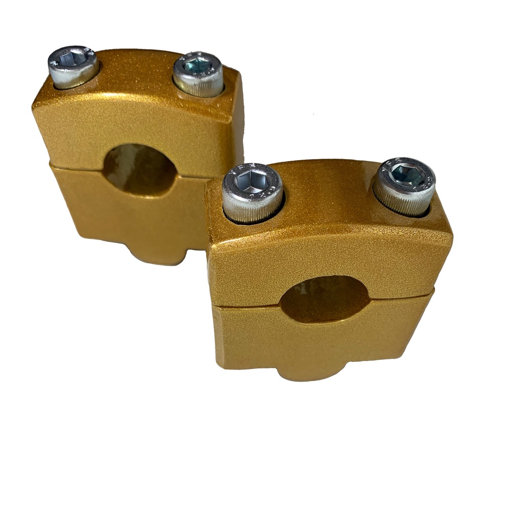 Alongador Guidão 22mm Dourado P/ titan fan cargo start cargo ybr factor