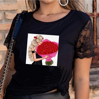 T-shirt luxo tshirt feminina blusa manga curta