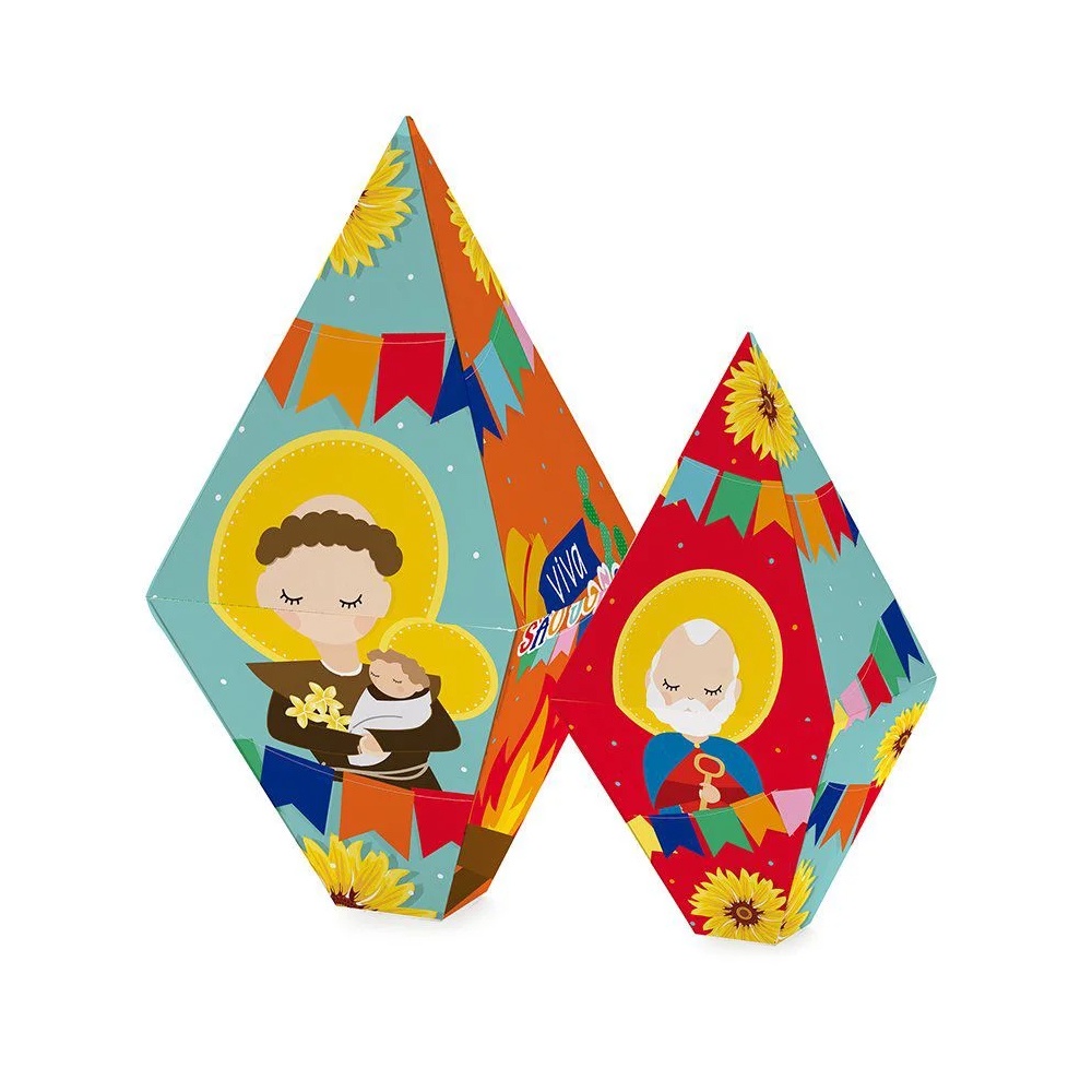 Balão Decorativo Viva São João - Festa Junina - 04 unidades - Cromus - Rizzo Embalagens