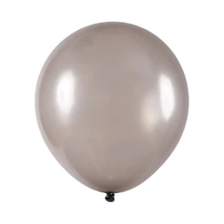 Balão De Festa Redondo Liso - Prata - 12" 30cm - 24 unidades - Art Latex