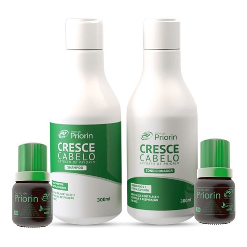 Shampoo Condicionador 2 Tônicos Cresce Cabelo Extrato De Priorin Original