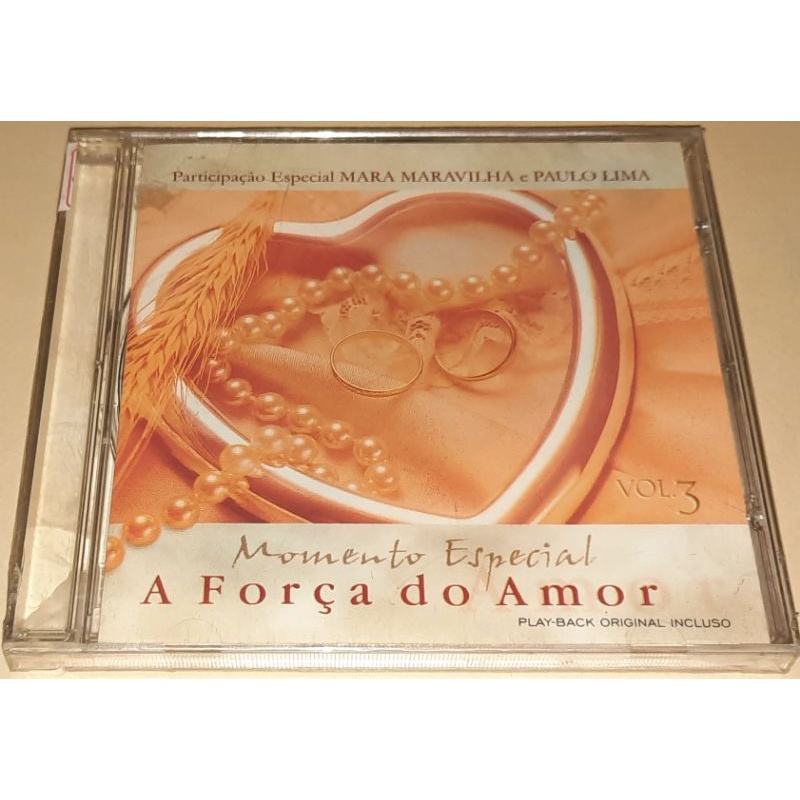 CD Mara Maravilha momentos especial vol 3 a força do amor original lacrado 39