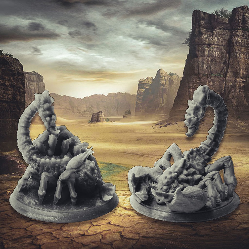 Miniaturas Escorpiões Gigantes Giant Scorpions Rpg Dungeons and Dragons Dnd (02 Unidades)