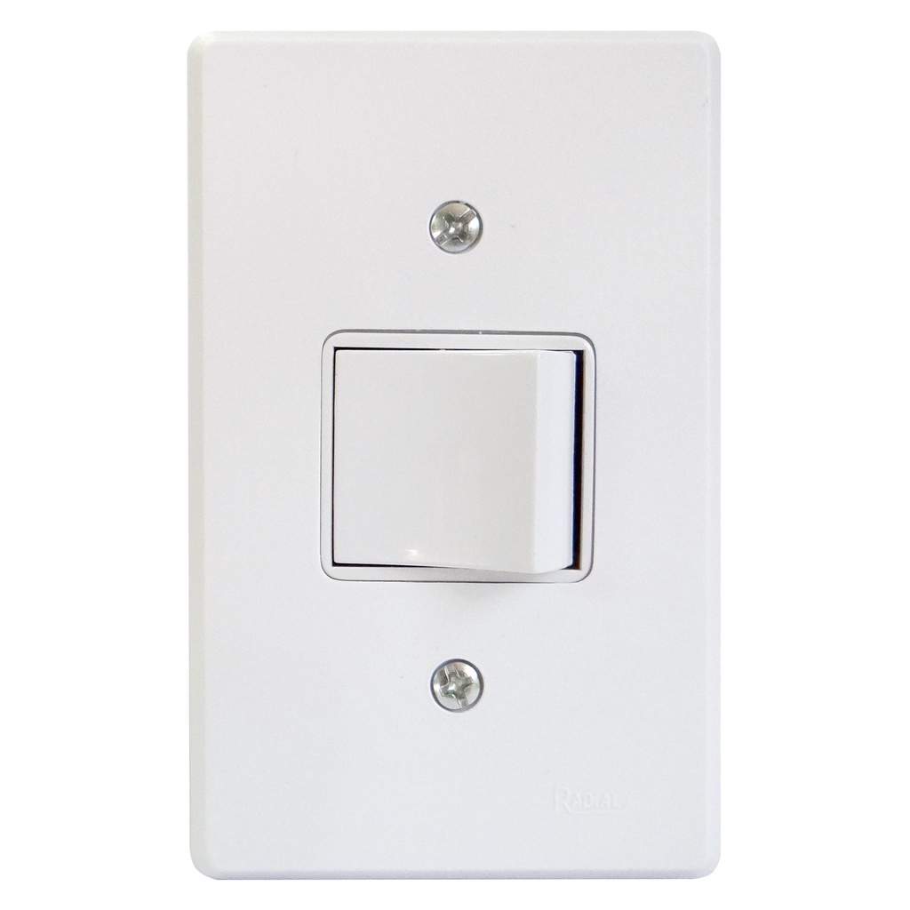 Interruptor Bipolar Simples 20a Linha Gelo Radial