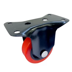 Kit 4 Rodizio Rodinha Fixa Borracha Moveis Trava 50mm