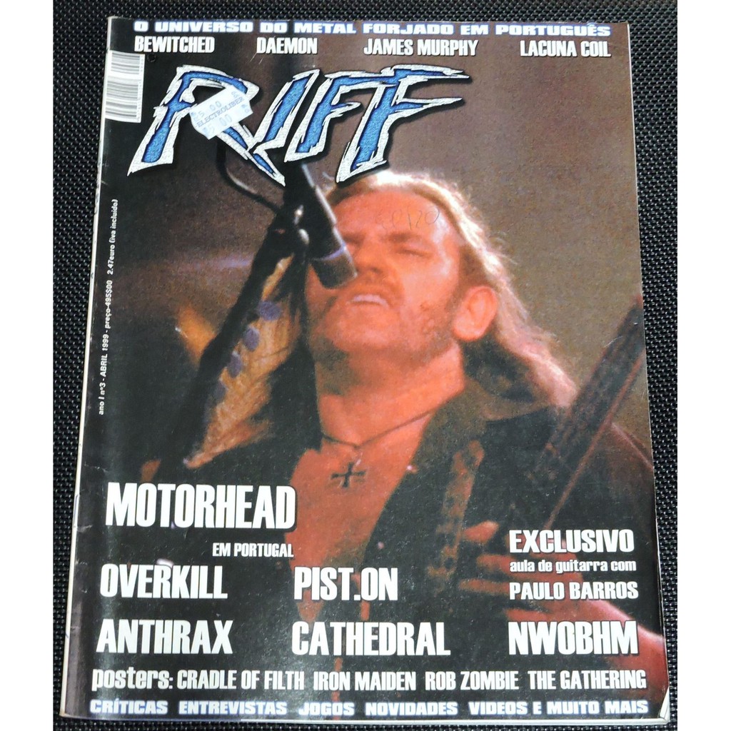 Revista Riff No 3 - Lemmy Motorhead