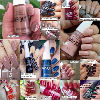 Kit Esmalte Risque Com 12 Cores.