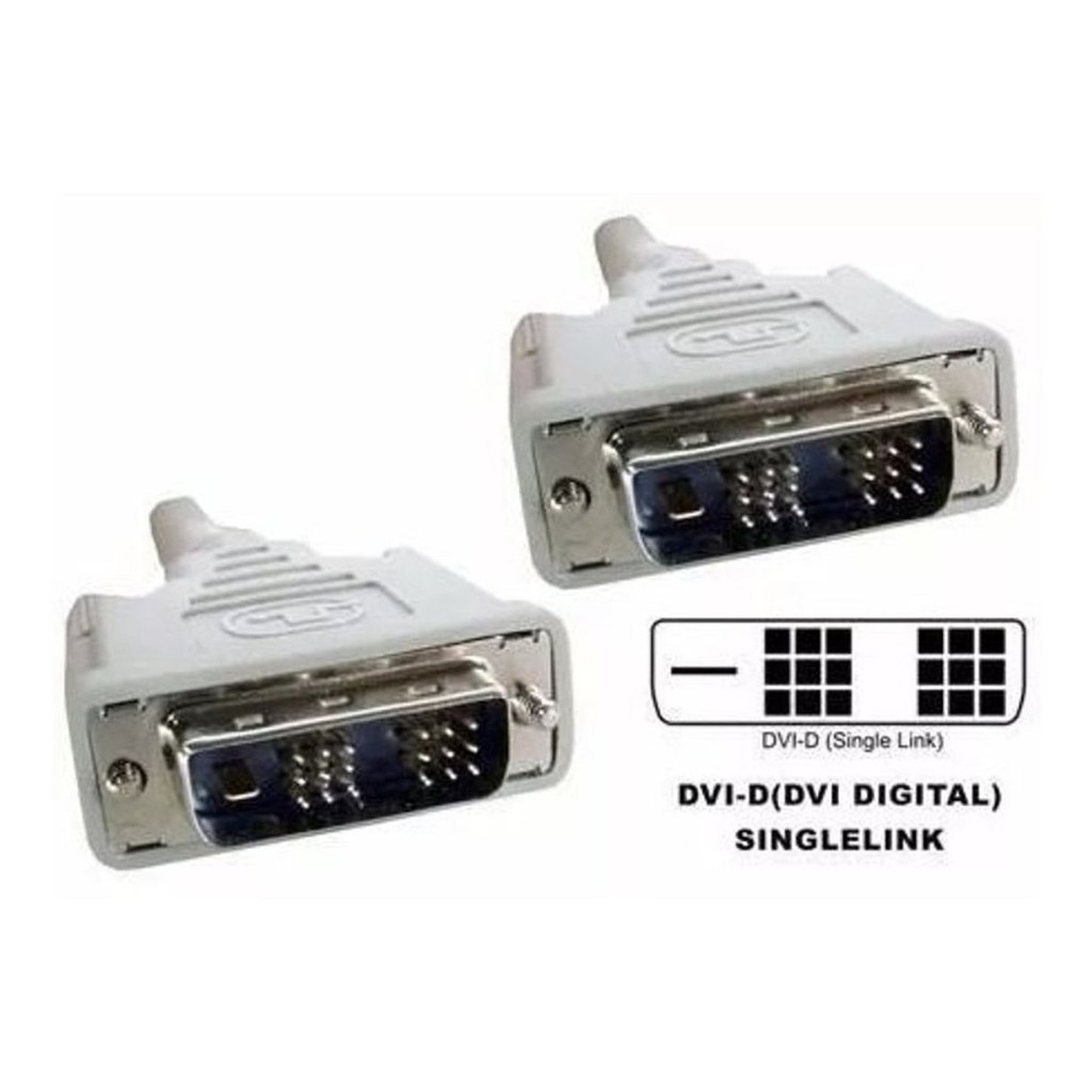 Cabo Dvi-d Single Link 18+1 Macho X Dvi 18+1 Macho 1,50m