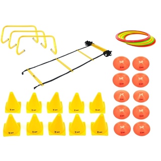 Kit Funcional Barreira Salto Escada Agilidade Cones A Argolas Chapéu L em Oferta na Shopee