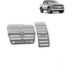 Pedaleira Amarok Highline 10/.. Automático Aço Inox - Não fura o pedal
