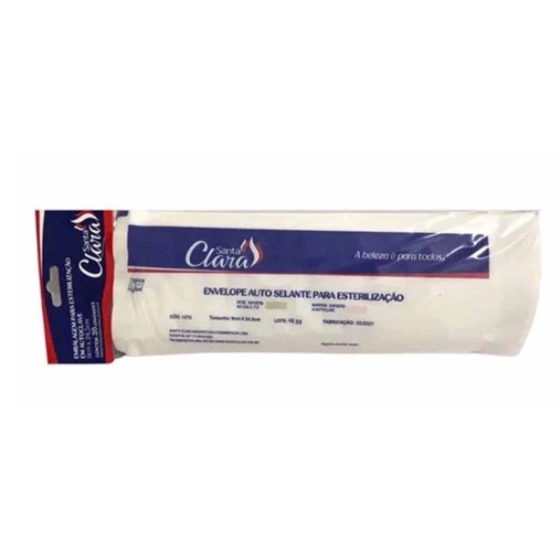 Embalagem Esterilizador Autoclave Santa Clara com 20 un 9x24cm Ref 1273