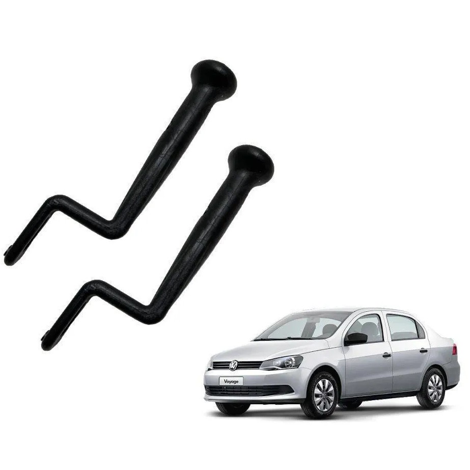 Par Pino Puxador Encosto Banco Traseiro Gol Voyage G5 G6 em Oferta na Shopee