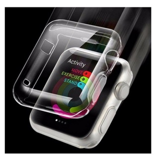 Capa Case FECHADA Silicone Tpu Apple Watch Tamanhos 38, 40, 41 42, 44 45 46 mm