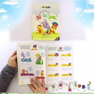 Livro Separando As Sílabas Escolinha Todo Livro Com 4 Níveis | Shopee ...