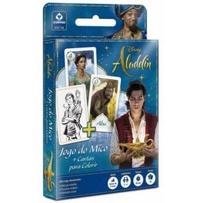 Jogo Mico + Cartas Colorir Aladdin - Copag