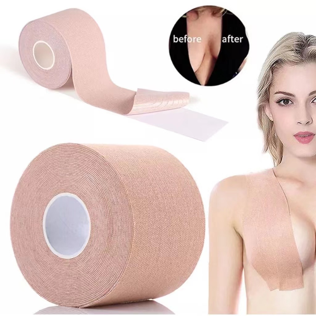 Sutiã Adesivo Fita levanta Seios BooB Tape invisível 5M