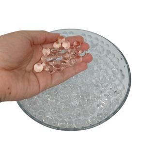 Bolinhas de gel orbis 2.000 Transparentes Incolor Crescem e Absorvem água orbes Decoração em Oferta na Shopee