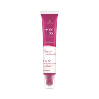 Gloss Labial Hidratação Profunda, Efeito de Volume, Tutti-Frutti - Sweet Lips Tulipia em Oferta na Shopee