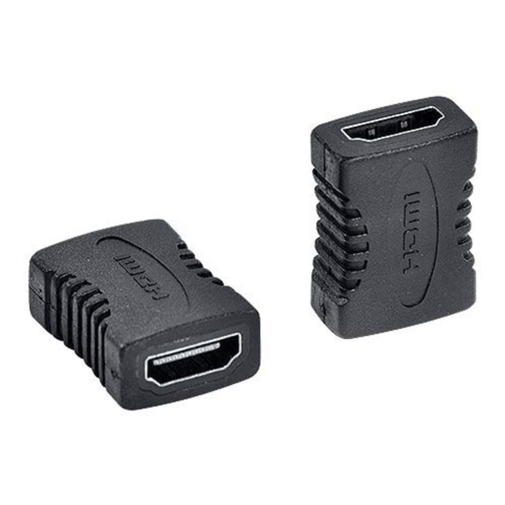 2 UNIDADES = ADAPTADOR HDMI FÊMEA X FÊMEA EMENDA EXTENSOR CONECTOR CABO