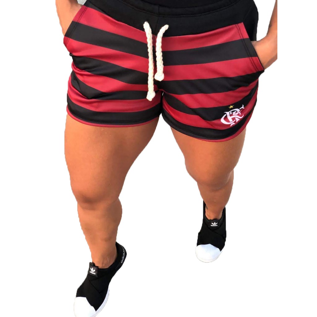 short moletom do flamengo